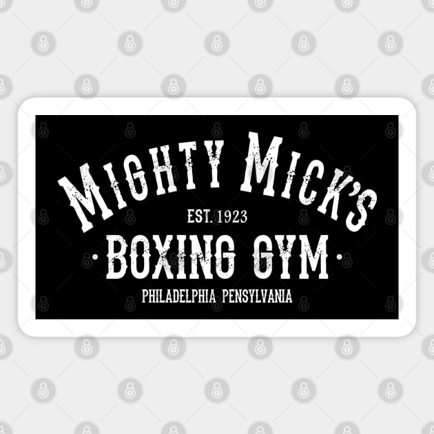 Mod.4 Mighty Mick's Boxing Club Philadelphia Magnet by parashop
